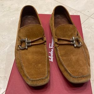Salvatore Ferragamo men’s suede shoes